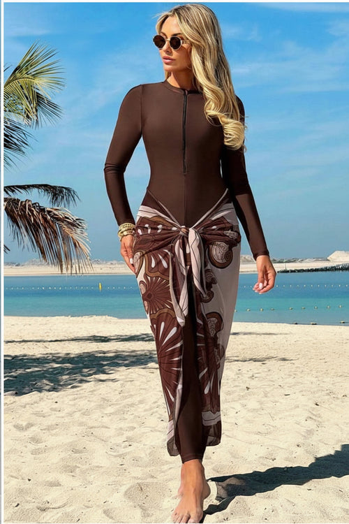 Brown burkini